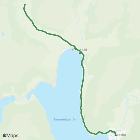 Kolumbus Busslinje i Rogaland map