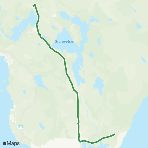 Kolumbus Busslinje i Rogaland map