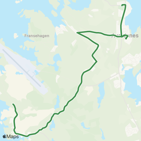 Kolumbus Busslinje i Rogaland map