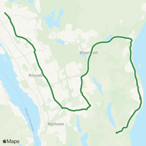 Kolumbus Busslinje i Rogaland map