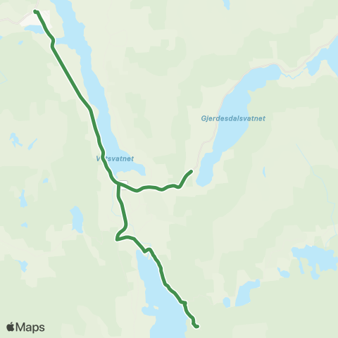 Kolumbus Busslinje i Rogaland map