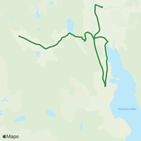 Kolumbus Busslinje i Rogaland map