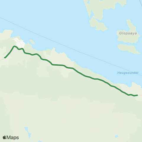 Kolumbus Busslinje i Rogaland map