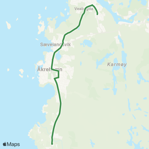 Kolumbus Busslinje i Rogaland map