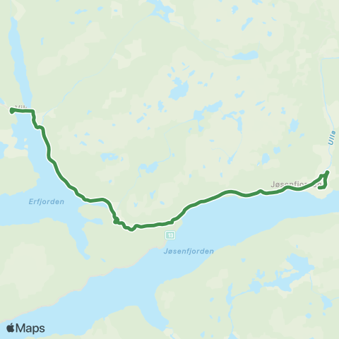 Kolumbus Busslinje i Rogaland map