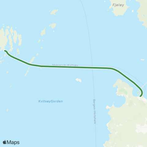 Kolumbus Båtlinje i Rogaland map