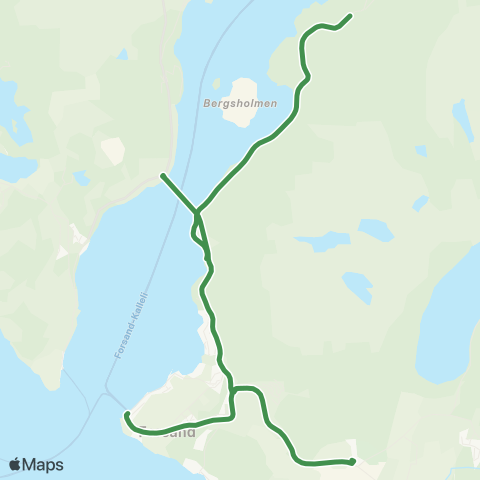 Kolumbus Busslinje i Rogaland map