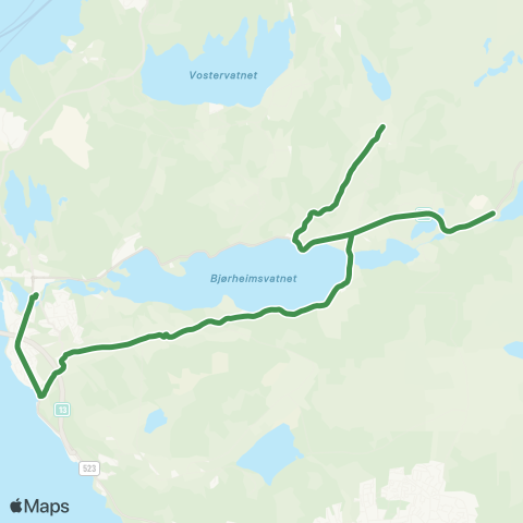 Kolumbus Busslinje i Rogaland map