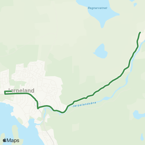 Kolumbus Busslinje i Rogaland map