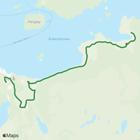 Kolumbus Busslinje i Rogaland map