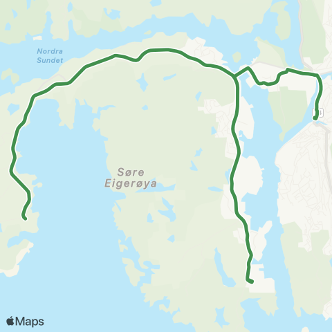 Kolumbus Busslinje i Rogaland map