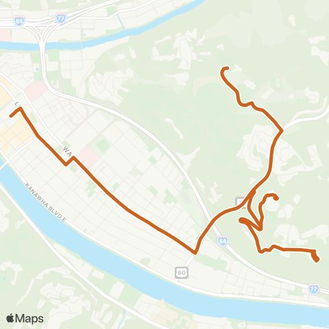 KRT Northgate / Hillcrest Drive map