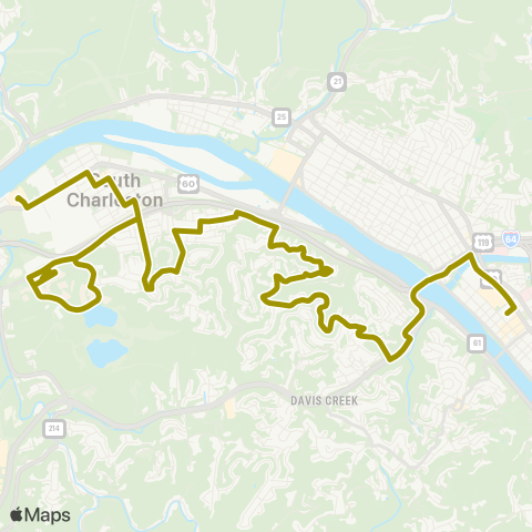 KRT Fort Hill / Montrose map