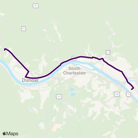 KRT Institute / WV State University map