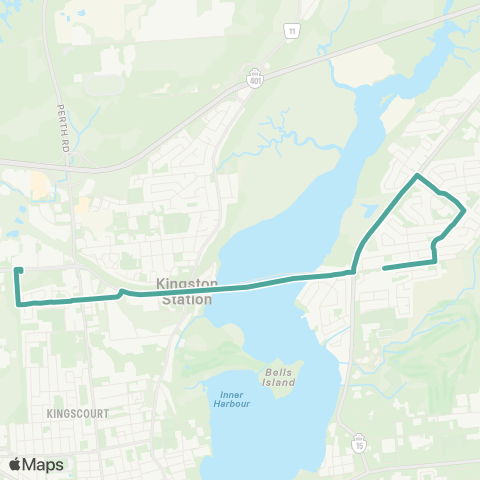 Kingston Transit Bus Terminal - Rideau Town Centre map