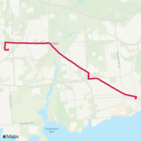 Kingston Transit Downtown Transfer Point - Cataraqui Ctr map