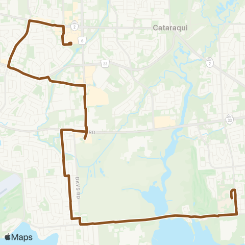 Kingston Transit St Lawrence College - Cataraqui Centre map