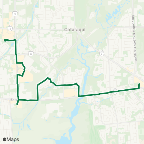 Kingston Transit Kingston Centre - Cataraqui Centre map