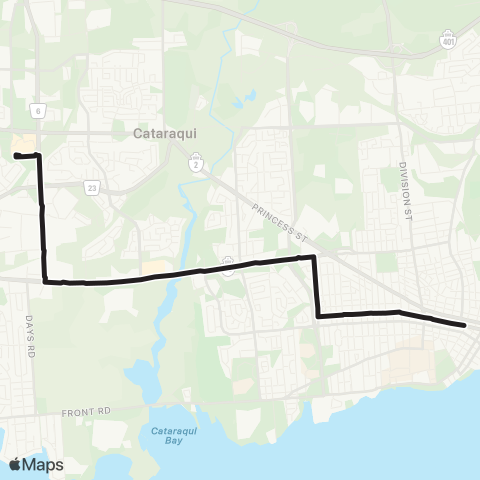 Kingston Transit King's Crossing Ctr - Cataraqui Ctr map