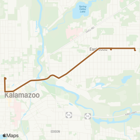 Metro East Main map