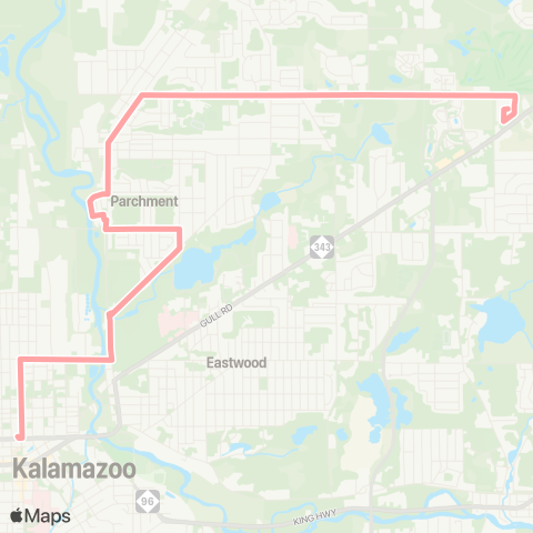 Metro Parchment map