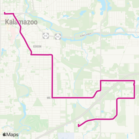 Metro Milwood map