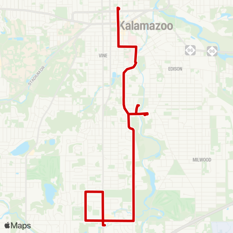 Metro South Burdick map