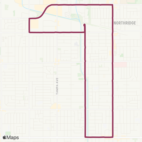 LADOT DASH DASH Northridge map