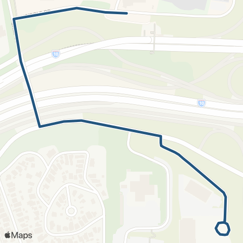 LA County Shuttles Edmund D. Edelman Children’s Court Shuttle map