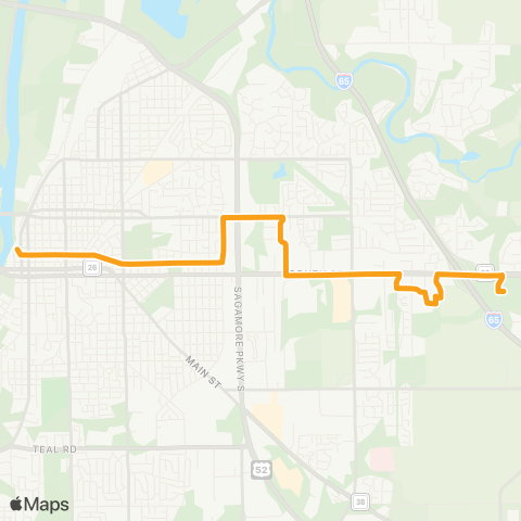 CityBus South St map