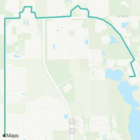 CityBus Sagamore West map