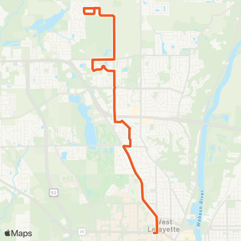 CityBus Northwestern map