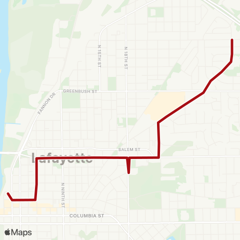 CityBus Union St map