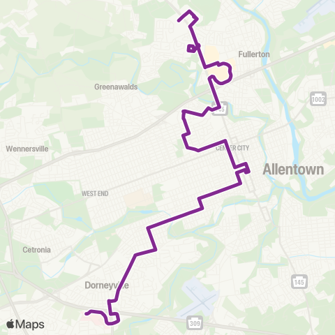 LANta Parkway Whitehall map