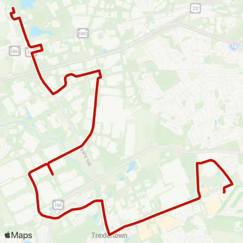 LANta Trexlertown Breinigsville Circulat map