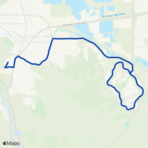 Wheels Ruby Hill map