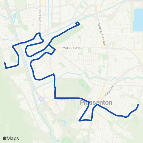 Wheels Del Prado Park map