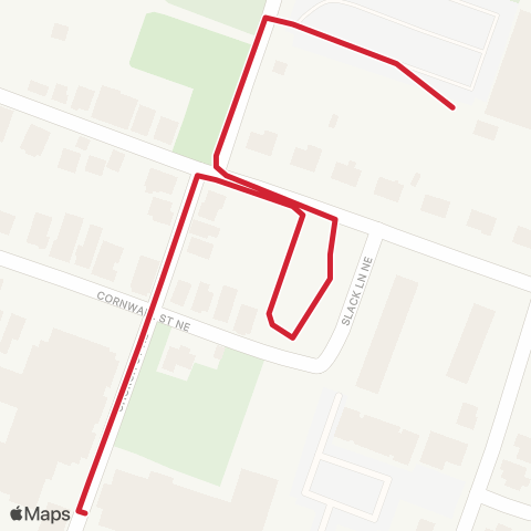 Loudoun County Transit Courthouse Shuttle map