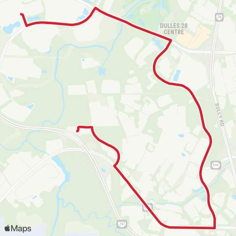 Loudoun County Transit Quantum - Pacific - Gateway map