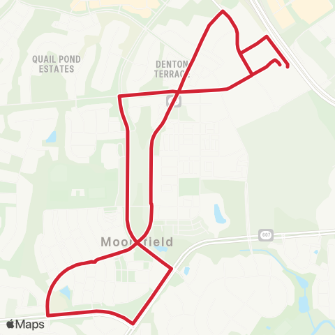 Loudoun County Transit Moorefield map