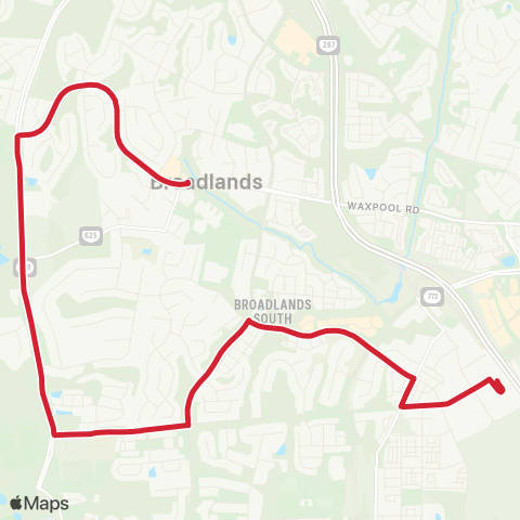 Loudoun County Transit Broadlands map