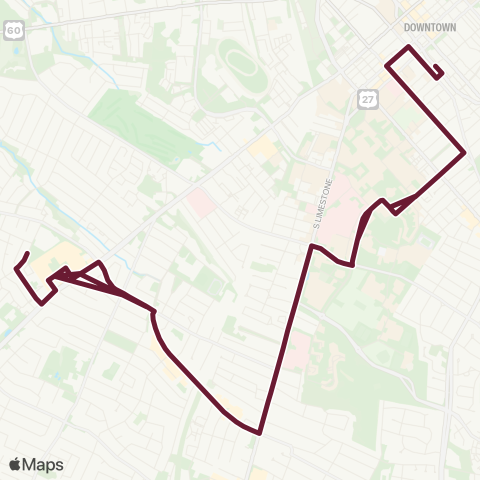 Lextran Southland Drive map