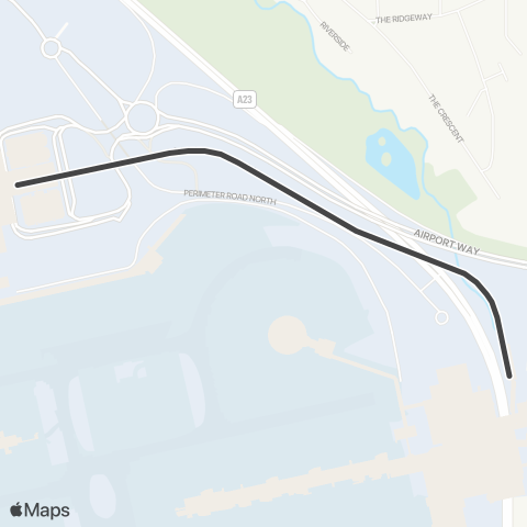 Gatwick Airport Shuttle  map