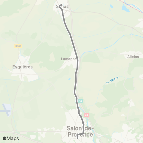 Libébus Senas - Salon map