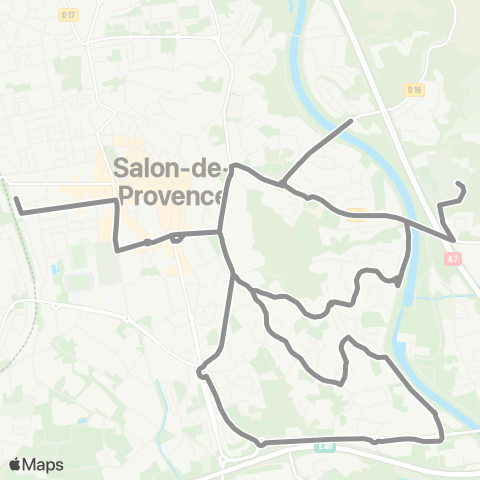 Libébus TAD Salon Est map