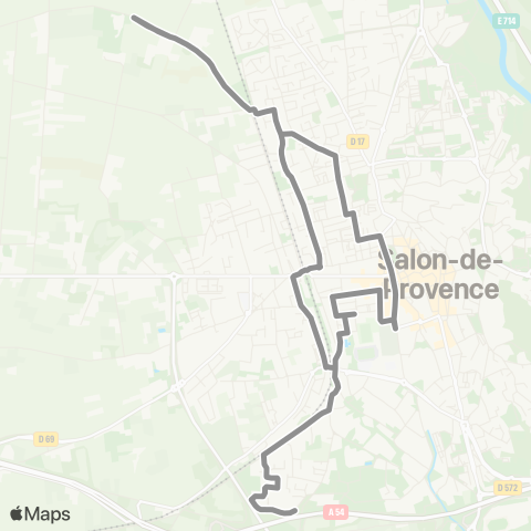 Libébus TAD Salon Ouest map