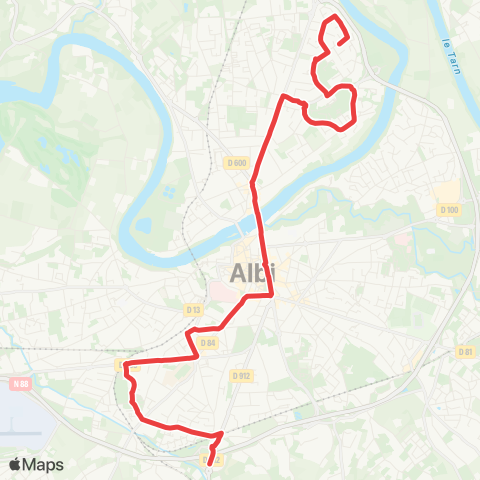 LibéA Cantepau - Parking Mézard map