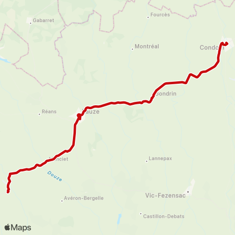 liO Nogaro - Condom map