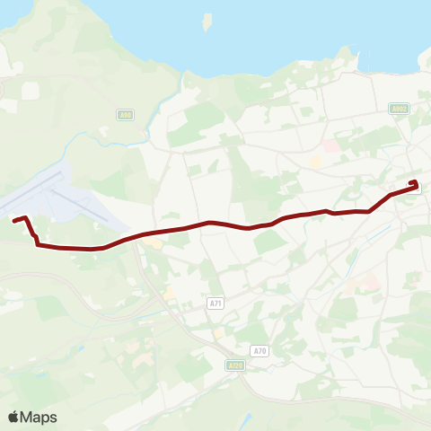 Lothian Buses George St (Stop GS) - Royal Highland Ctr map