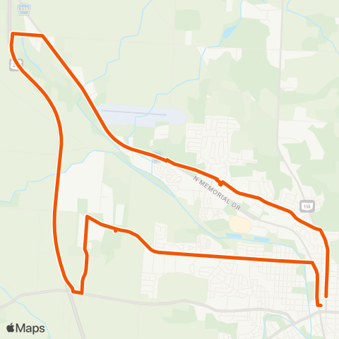 Lancaster-Fairfield Public Transit System North map